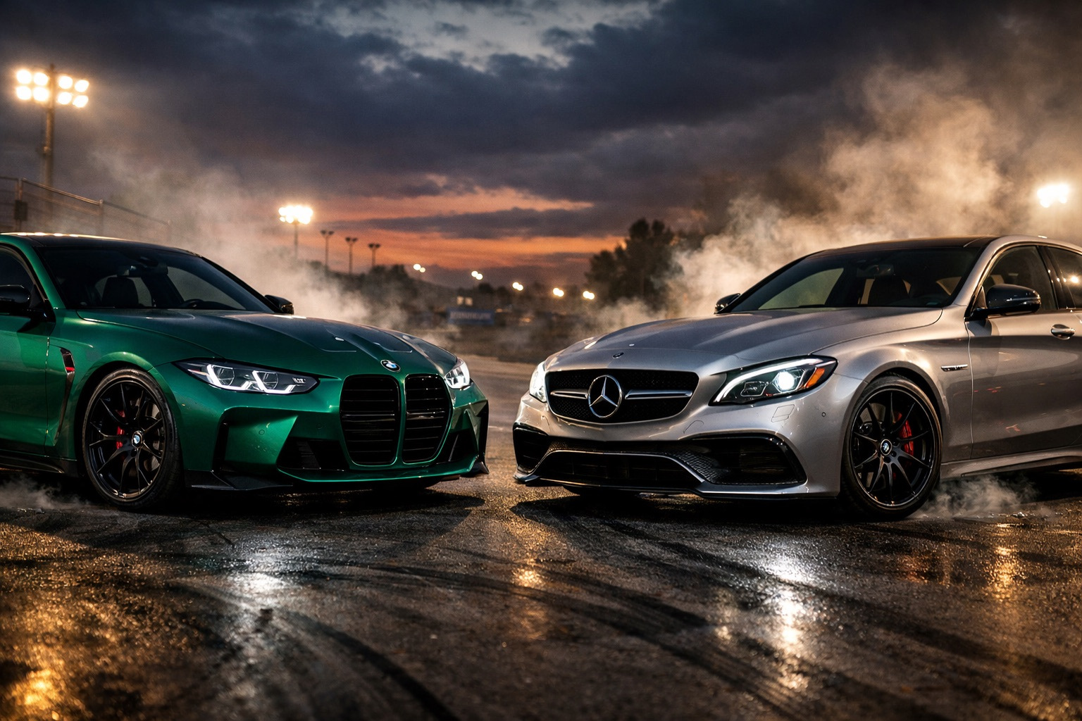 Confronto: BMW M3 vs Mercedes C63