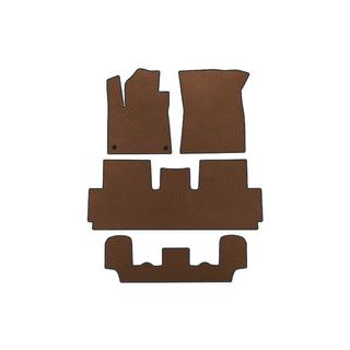 Tappetini EVA (Per Grand, 3 File, Marrone) Citroen C-4 Picasso 2013–2022