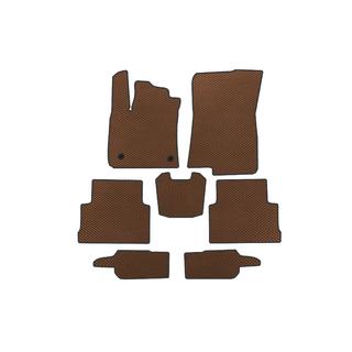 Tappetini EVA (3 File, Marrone)