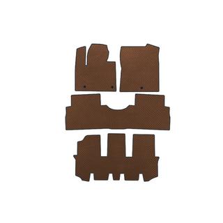 Tappetini EVA (3 File, Marrone) Hyundai Santa Fe 4 2018-2023