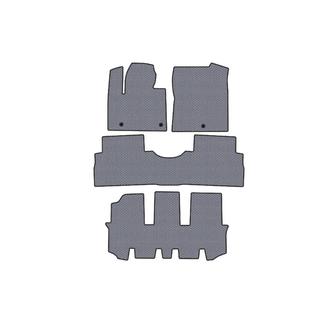 Tappetini in Gomma Carsuit (3 File, Grigio) Hyundai Santa Fe 4 2018-2023 foto 1