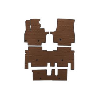 Tappetini EVA (3 File, Marrone)