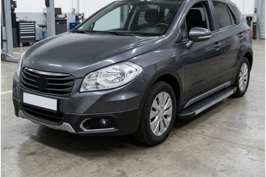 Suzuki SX4 S-Cross 2013-2016 Pedane Laterali Duru (2 pz, Alluminio) Image