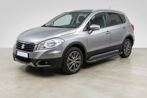 Suzuki SX4 S-Cross 2013-2016 Pedane Laterali Bosphorus Black (2 pz, Alluminio) foto 1