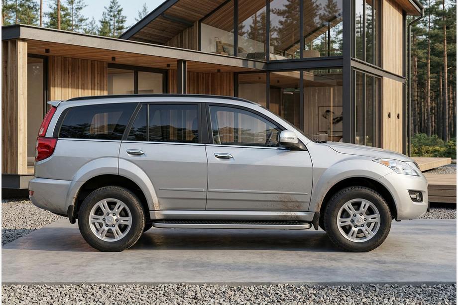 GreatWall Haval/Hover H3 2005-2013 Pedane Laterali Tayga Grey (2 pz, Alluminio) Image