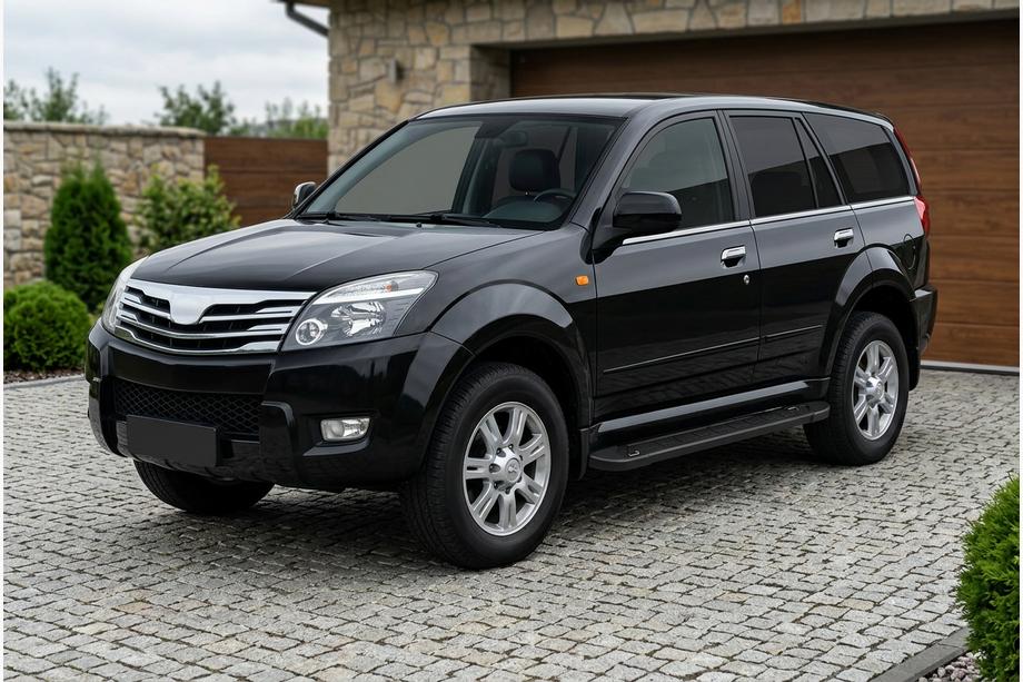 GreatWall Haval/Hover H3 2005-2013 Pedane Laterali RedLine Black (2 pz, Alluminio) Image