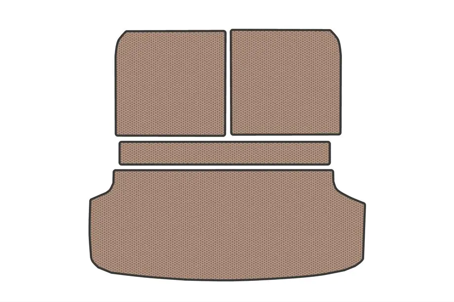 KIA EV9 Tappetino Bagagliaio in Gomma V2 (Beige) Image