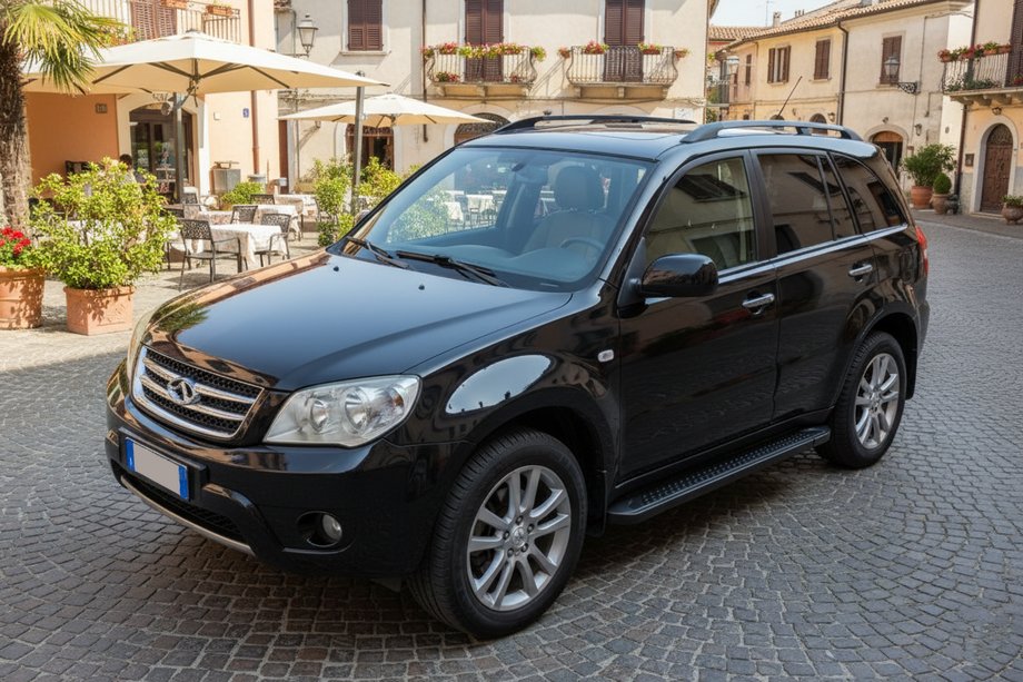 Chery Tiggo 3 2005- Pedane Laterali Allmond Black (2 pz, Alluminio) Image