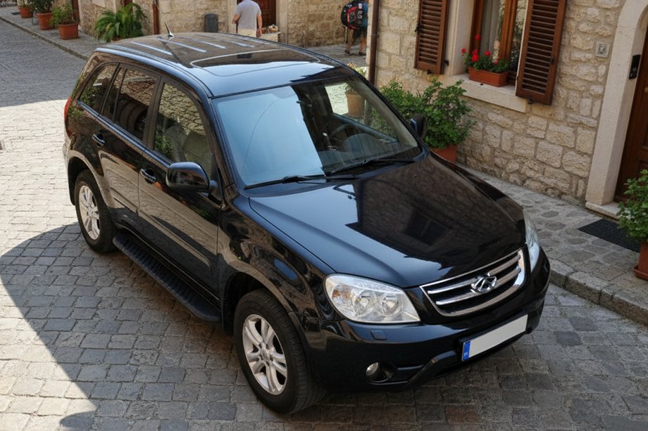 Chery Tiggo 3 2005- Pedane Laterali Bosphorus Black (2 pz, Alluminio) Image