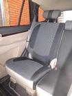 Hyundai Santa Fe 2 2006-2012 Coprisedi Auto (Similpelle↗Tessuto, Premium) foto 11