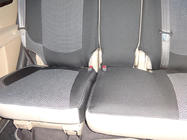 Hyundai Santa Fe 2 2006-2012 Coprisedi Auto (Similpelle↗Tessuto, Premium) foto 14