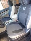 Hyundai Santa Fe 2 2006-2012 Coprisedi Auto (Similpelle↗Tessuto, Premium) foto 17