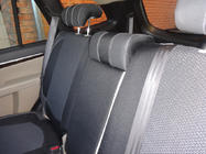 Hyundai Santa Fe 2 2006-2012 Coprisedi Auto (Similpelle↗Tessuto, Premium) foto 23
