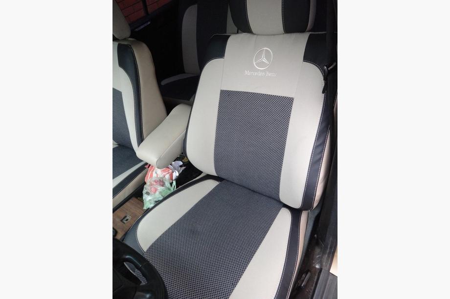 Mercedes E-class W124 1984–1997 Coprisedi Auto (Similpelle↗Tessuto, Premium) Foto 10