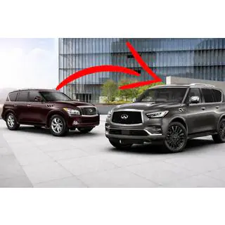 Kit conversione facelift per QX80 2024 Infiniti QX56 2010-2013 foto 1