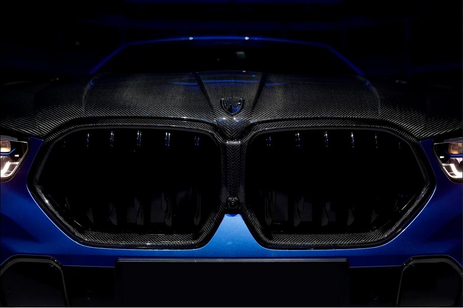 BMW X6 G06 2019–2027 Cornice griglia LRT (2023+, Carbonio) Image