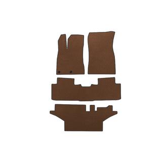 Tappetini EVA (3 File, Marrone)