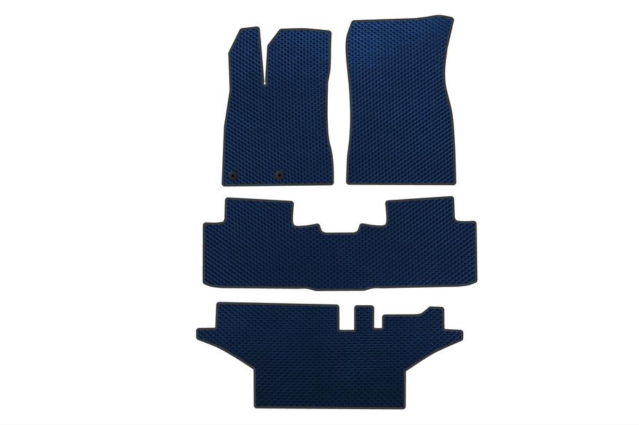 Peugeot 5008 2024- Tappetini EVA (3 File, Blu) Image
