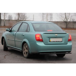 Protezione Posteriore AK002 Nero (42mm, Acciaio Inox) Chevrolet Lacetti 2003-2024 foto 4