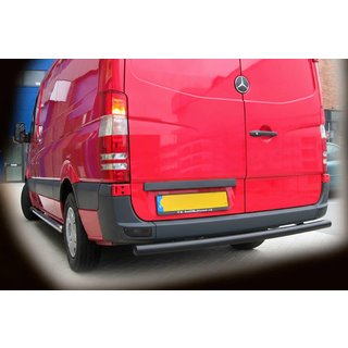 Protezione Posteriore AK002 Nero (Acciaio Inox) Mercedes Sprinter W906 2006–2018 foto 1