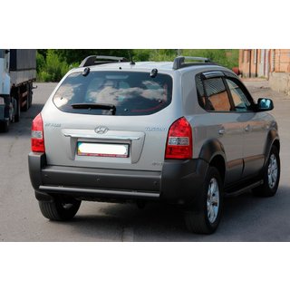 Barra Posteriore AK002 Nera (Acciaio Inox) Hyundai Tucson JM 2004- foto 2