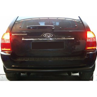 Barra Posteriore AK002 Nera (Acciaio Inox) Kia Sportage 2004-2010 foto 3
