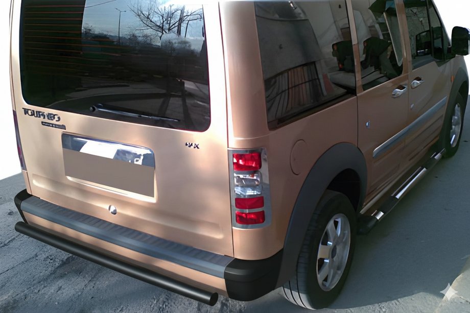 Ford Connect 2002–2006 Barra Posteriore AK-002 Nera (Acciaio Inox) Image