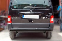 Citroen Berlingo 1996-2008 Protezione Posteriore Black (Acciaio Inox) foto 1