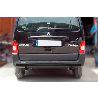 Protezione Posteriore Black (Acciaio Inox) Citroen Berlingo 1996-2008 foto 1