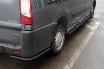Citroen Jumpy 2007–2017 Angolari posteriori Black (2 pz, acciaio inox) foto 1