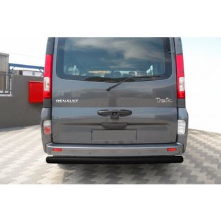 Protezione Posteriore AK002 Nero (Acciaio Inox) Nissan Primastar 2002-2014 foto 1
