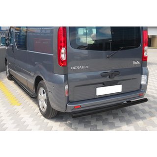 Protezione Posteriore AK002 Nero (Acciaio Inox) Nissan Primastar 2002-2014 foto 2