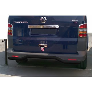 Roll Bar Posteriore Wave Nero (Acciaio Inox) Volkswagen T5 Transporter 2003-2010 foto 1