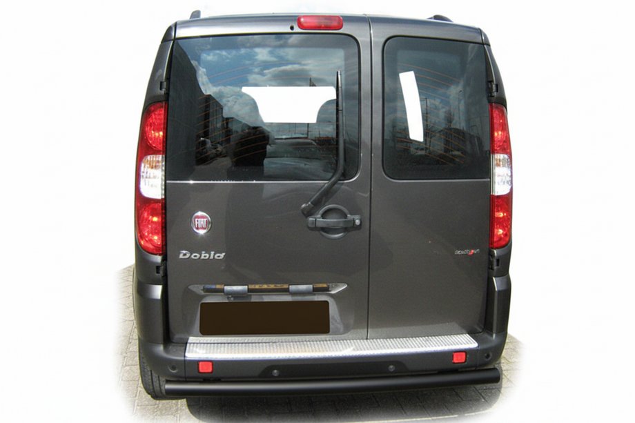 Fiat Doblo I 2005-2010 Barra Posteriore AK002 Nera (Acciaio Inox) Image