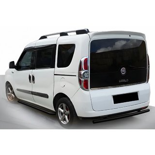 Barra Posteriore AK002 Nera (Acciaio Inox) Fiat Doblo II 2010-2022 foto 1
