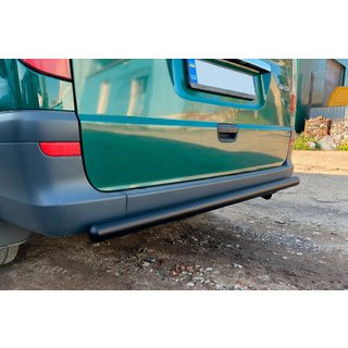 Barra Posteriore AK002 Nera (Acciaio Inox) Mercedes Viano 2004-2014 foto 4