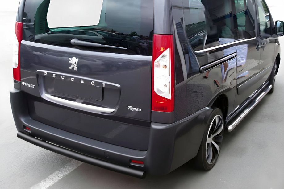 Fiat Scudo 2007-2015 Barra Posteriore Black (Acciaio Inox) Image