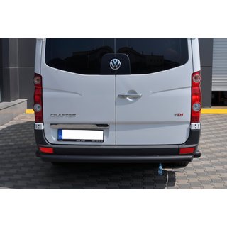 Barra Posteriore AK002 Nera (Acciaio Inox) Volkswagen Crafter 2006-2016 foto 1