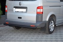 Volkswagen T5 Multivan 2003–2010 Barra Posteriore AK002 Nera (Acciaio Inox) foto 3