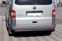 Volkswagen T5 Multivan 2003–2010 Barra Posteriore AK002 Nera (Acciaio Inox) foto 4