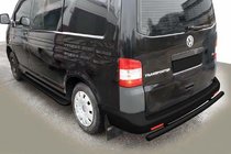 Volkswagen T5 Multivan 2003–2010 Barra Posteriore AK002 Nera (Acciaio Inox) foto 6