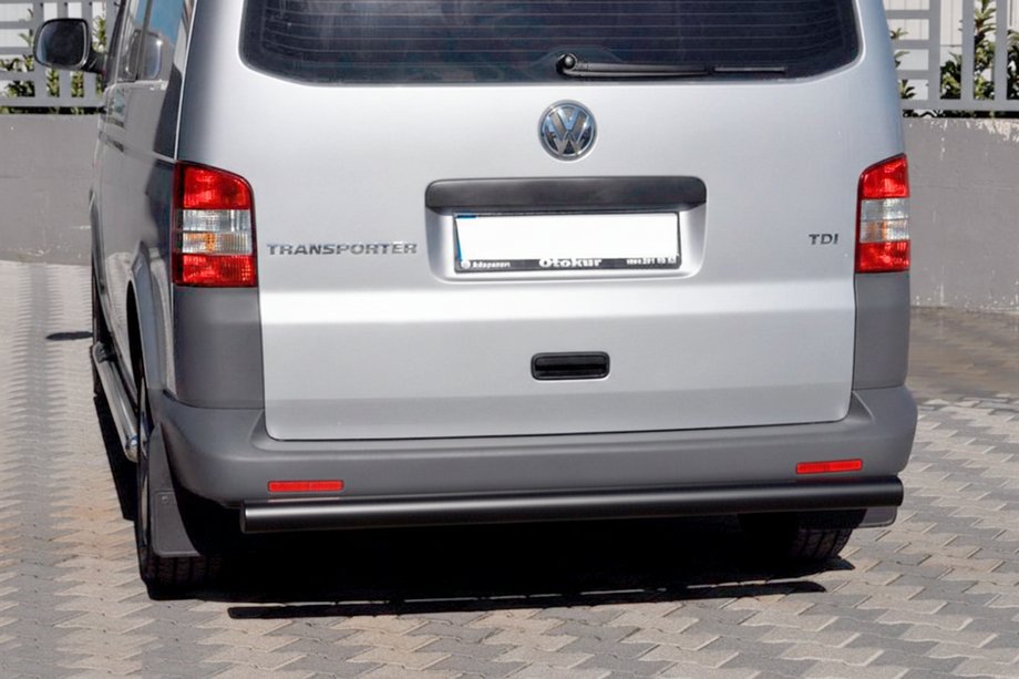 Volkswagen T5 Multivan 2003–2010 Barra Posteriore AK002 Nera (Acciaio Inox) Foto 4