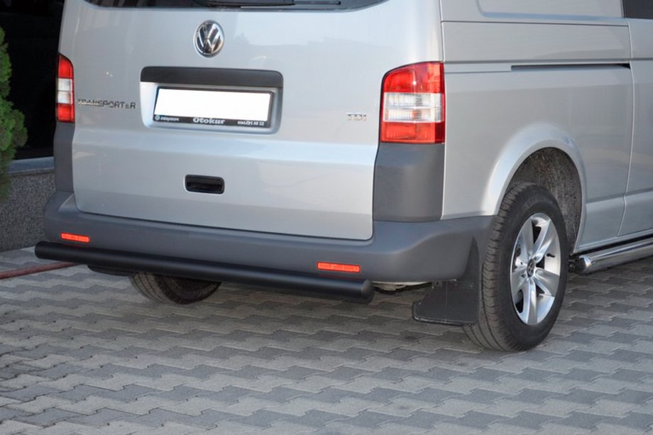 Volkswagen T5 2010-2015 Barra Posteriore AK002 Nera (Acciaio Inox) Foto 3