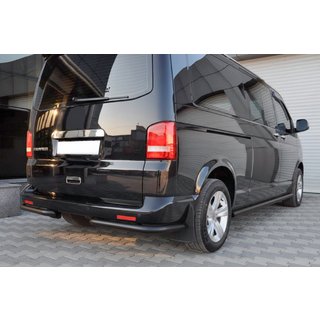 Angolari Posteriori AK003 Nero (2 pz, Acciaio Inox) Volkswagen T5 Transporter 2003-2010 foto 3