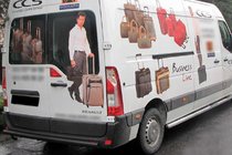 Opel Movano 2010-2021 Barra Posteriore Black (Acciaio Inox) foto 3