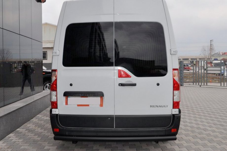 Opel Movano 2010-2021 Barra Posteriore Black (Acciaio Inox) Foto 2