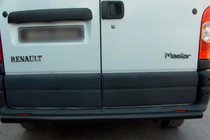 Renault Master 2011-2023 Barra Posteriore Black (Acciaio Inox) foto 3