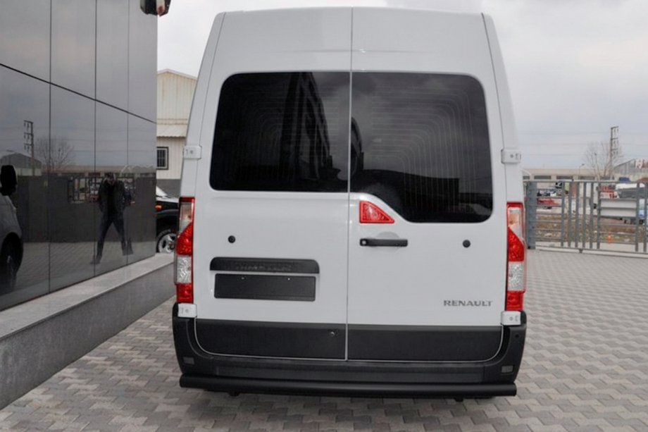Renault Master 2011-2023 Barra Posteriore Black (Acciaio Inox) Image