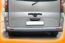 Renault Trafic 2001–2015 Protezione Posteriore AK002 Nero (Acciaio Inox) foto 4