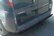 Renault Trafic 2001–2015 Protezione Posteriore AK002 Nero (Acciaio Inox) foto 3